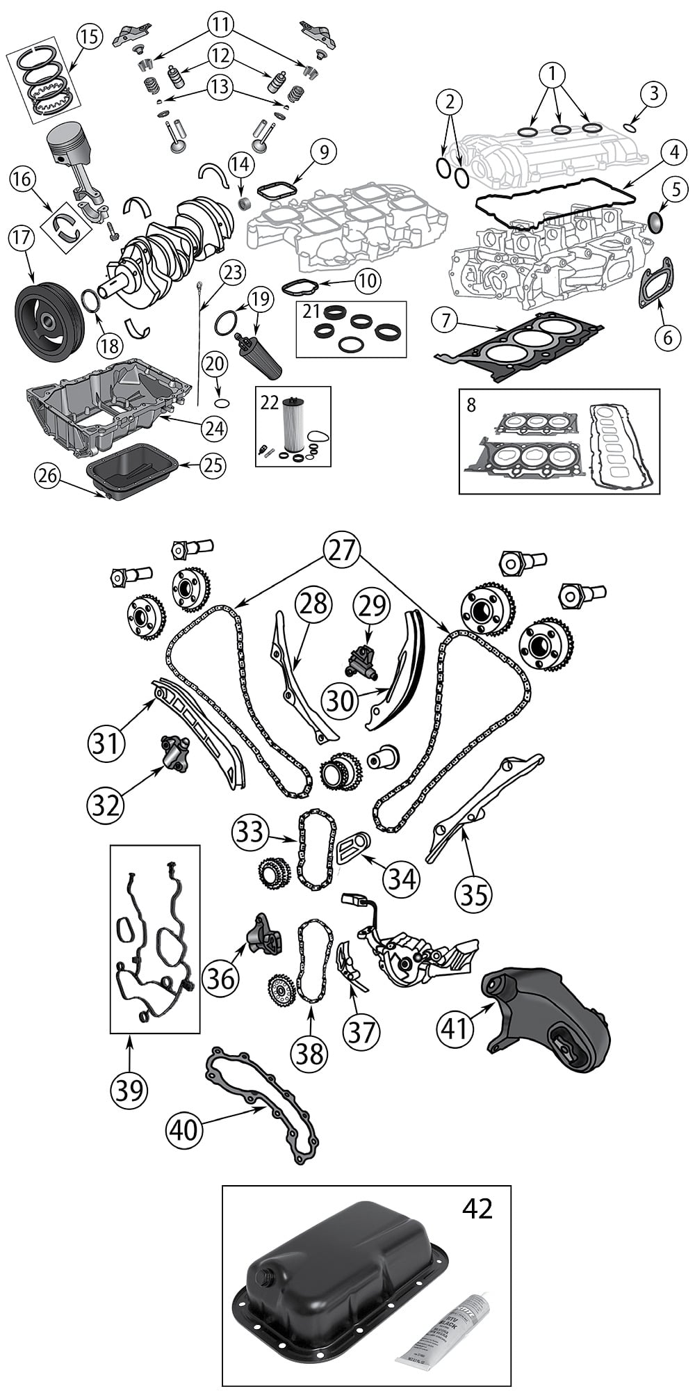 3.0L, 3.2L, 3.6L Pentastar