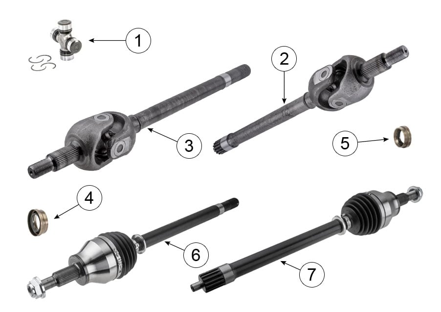 Přední náprava DANA 30